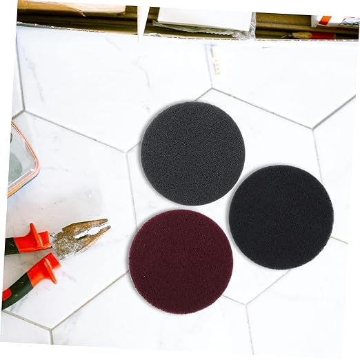 15pcs Power Brush Scrubber Pads Replacement for Kitchen and Tile Non-Scratch Scouring Pad Attachment