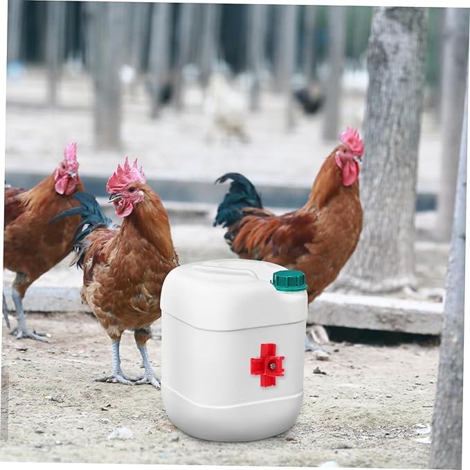 SUPVOX 12 Set Poultry Water Feed Nipples Leakproof Automatic Chicken Waterer System with Drill Bit for Easy Installation Durable and Washable Design for Chickens and Poultry Care