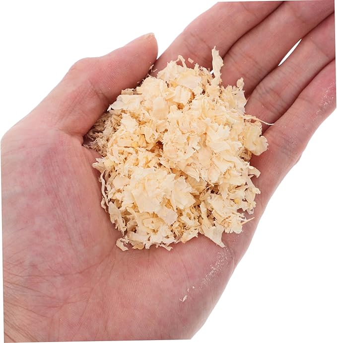 TOYANDONA Natural Wood Shavings for Small Animals Comfortable Bedding for Hamsters Rabbits Ferrets Chicken Coop Bedding Excellent Moisture Absorption Safe Environment