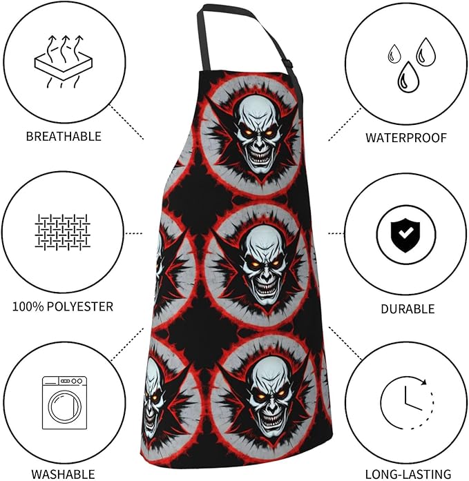 Multidimensional Space Heavy Duty Waterproof Apron with Pockets for AdultsResistant Grilling, Gardening, Painting