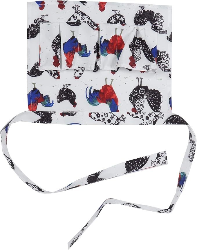 Eggs Collecting Apron, Hands Farm Apron with Multiple Pockets Gathering Polyester Durable Adjustable Strap, Collection Pockets Compatibal for Chicken Duck Eggs (2 S)