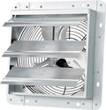 GCJ 10 Inch Wall Mounted Louver Exhaust Fan, High-Speed 1650 Rpm, Attic Fan, Suitable for Ventilation, Extraction, and Exhaust in Garages, Greenhouse