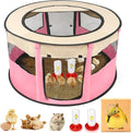 Chicken Brooder Box for Chick Starter Kit - 2026 Upgrade XL (Extra Large) Double Door Chick Brooder Pen//Holds Up to 20 Baby Chicks, Ducklings, Quail(Pink)