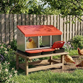  Chicken Nesting Box with Cleanable Pull Out Trays, 3 Hole Roll Away Nesting Box for Laying Hens, Wall Mount or Placed Design for Easy Egg Collection ﻿