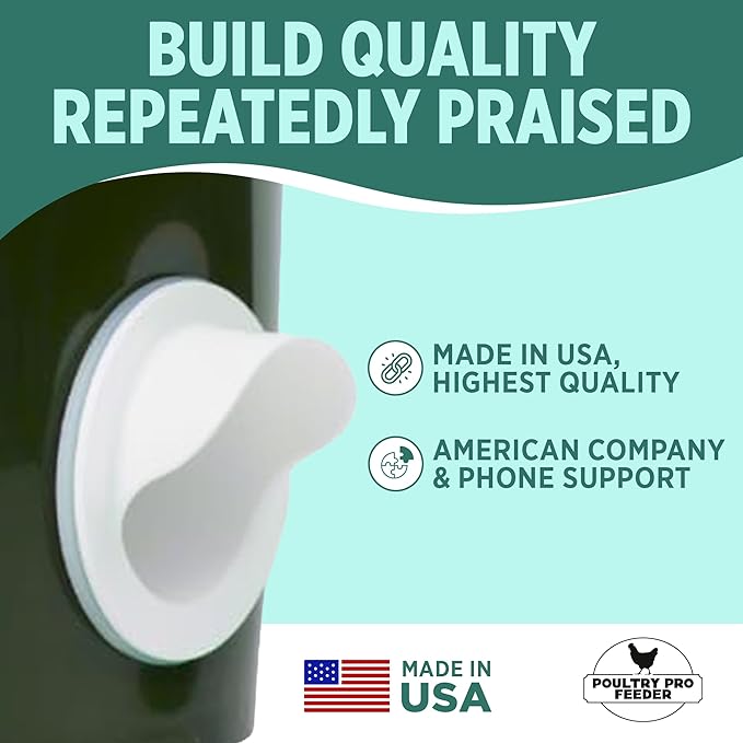 The Original Poultry Pro DIY Chicken Feeder | 3 Ports Poultry Feeders for Chicken Coop | Use for Buckets & Bins | Rain Proof, Weather Resistant - Original Feeder 3-Pack with Hole Saw