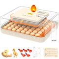 56 Egg Incubator for Hatching Eggs, Egg Incubators with Automatic Egg Turning, Temperature and Humidity Control, Egg Candler, Automatic Water Bottle Refill, Incubator for Chicken, Ducks, Goose