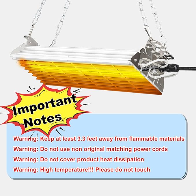 Safe Chicken Coop Heater 600W with Adjustable Thermostat, for Winter Chicken Warmth in 15 Sq Ft Coops, Waterproof & Tip-Over Protection Livestock Warmer