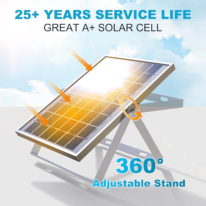 SOLPERK Solar Fan for Greenhouse, 10W Solar Powered Fan for Chicken Coop, Waterproof Solar Exhaust Fan for Shed with 11.8ft/3.6m Cable