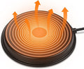 Poultry Chicken Water Heater - Water Heater Base for Winter, for Plastic/Metal Poultry Waterer, Thermostatically Controlled Heated Waterer for Chickens 80W,Chicken Coop Accessories
