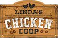 Personalized Chicken Coop Sign, Custom Name Farmhouse Backyard Décor For Sign, 12x18 Inches, Rust Free .063 Aluminum, Fade Resistant, Made in USA by Sigo Signs