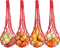 4Pcs Chicken Vegetable Hanging Feeder Chicken Coop Toys Reusable Vegetable String Bag Chickens Coop Accessories for Poultry Hens Ducks Goose