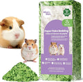 mini&moe Hamster Bedding: Moisture Absorbent and Dust-Free Natural Paper Small Pet Bedding - for Guinea Pigs, Hamsters, and Rabbits, 12 Liters