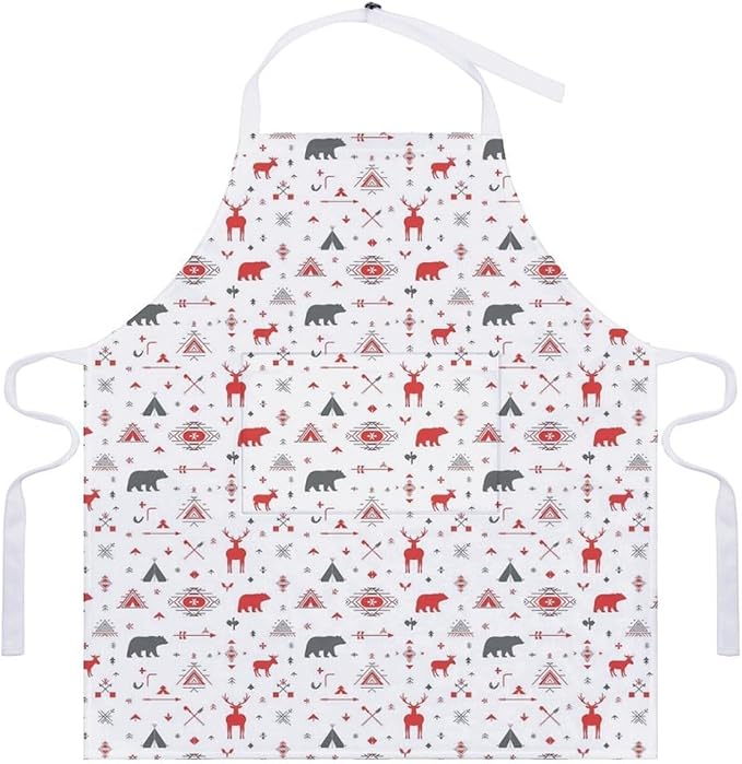 Chef Bib Apron for Restaurant, Anti-Stain with Pocket Adjustable, Cooking Dishwashing Lab Use