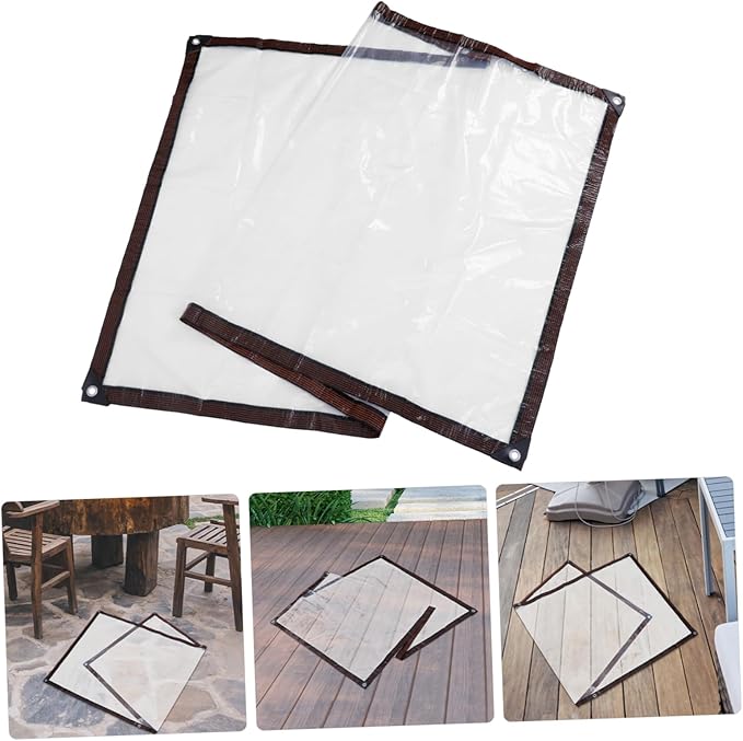 1m Camping Shed Chicken and Rabbit Cage Tarpaulin Cover Sheet Grommets for Outdoor Use