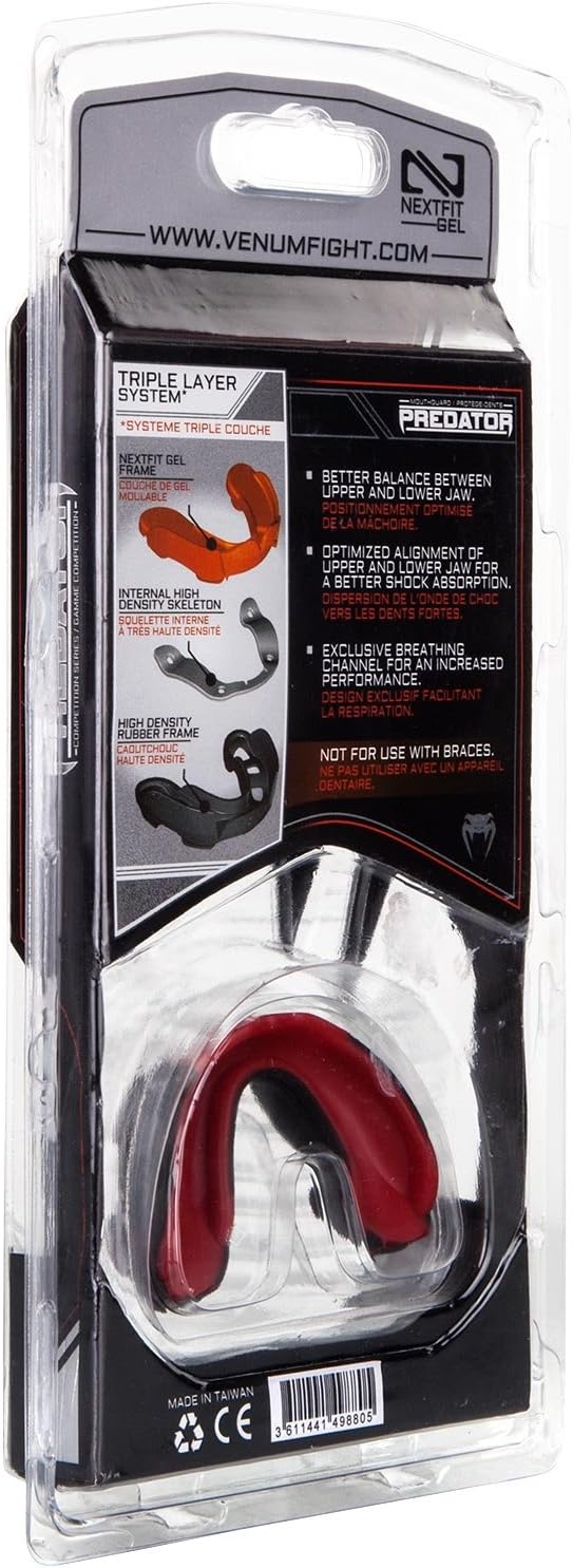 Venum Predator Mouthguard - Black/Red