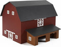 HO Scale Deluxe Barn Chicken Coop – Unbuilt Farm Building Kit for Model Layout (Brown)