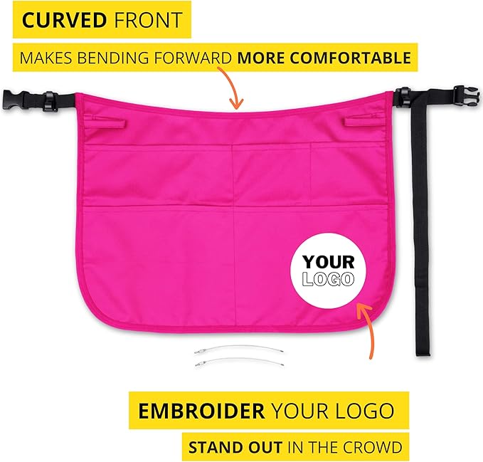 5-Pocket Waterproof Professional Cleaning Apron. Made for Pro Cleaners. Like a Cleaning Caddy Around Your Waist