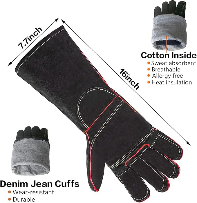 TIROTECHS Build Trust & Protect Your Hands - Bite-Proof Animal Handling Gloves for Safe & Loving Pet Care with Dogs and Cats
