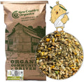 New Country Organics | Olive Oil Grower/Broiler Feed for Growing Pullets and Cockerels | Corn-Free and Soy-Free | 19% Protein | Certified Organic and Non-GMO |40 lbs