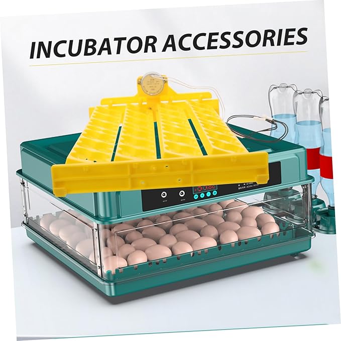 BESPORTBLE 12V Automatic Egg Turning Tray for Incubators Egg Capacity Convenient and Egg Turner Tool for Hatching Chickens Ducks Quail Birds Design for Improved