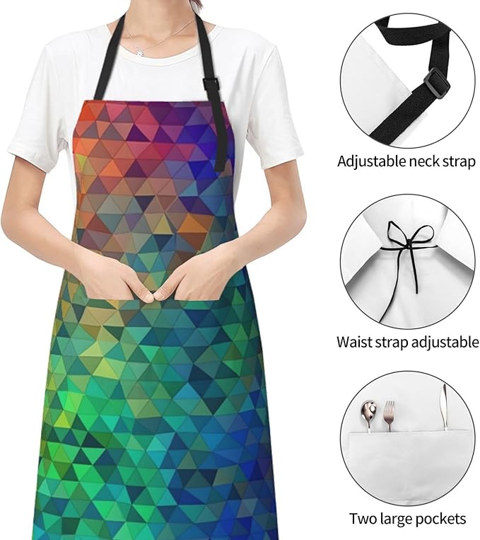 Waterproof Aprons for Women Men Adjustable Bib Tractor farm Apron Chef Cooking Aprons for Kitchen