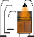 DXOPHIEX Heat Lamp Stand Reptile Light Stand with 360° Swing Arm, Height Adjustable (15.7 inch to 74.3 inch) Heat Lamp Holder for Bearded Dragon, Turtles, Snake and Lizard Terrarium
