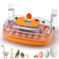 TURBRO 24 Egg Incubator with Automatic Egg Turning, Incubator for Hatching Eggs with Auto-Temperature and Humidity Control, Egg Candler, for Chicken, Duck, Quail, Use in Farm, Home, Classroom, Lab