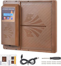 Automatic Chicken Coop Door Opener, Large Side Opening Design with Timer, Anti-Pinch Sensor, USB Or Battery Powered, LCD Screen, Easy Install for Backyard Chicken Coop