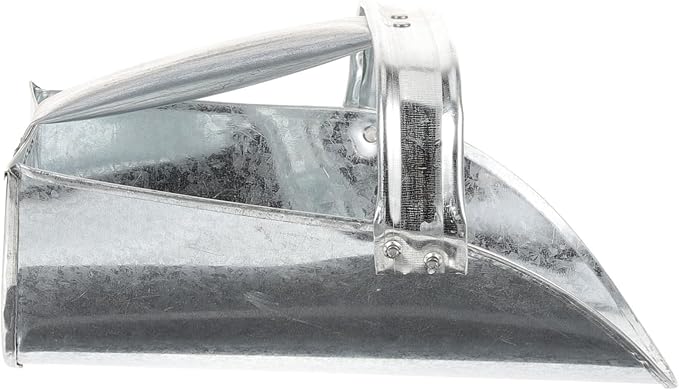 VICASKY Large Stainless Steel Feed Scoop for Livestock Heavy Duty Food Shovel for Farm Use Thicken Poultry Feeding Tool Utility Design