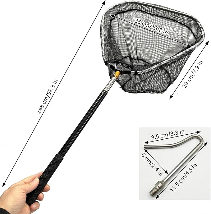 Chicken Catching Net, Telescopic Chicken Catcher with Stainless Steel Tube Extension, Poultry Hook for Birds, Dogs, and Small Animals