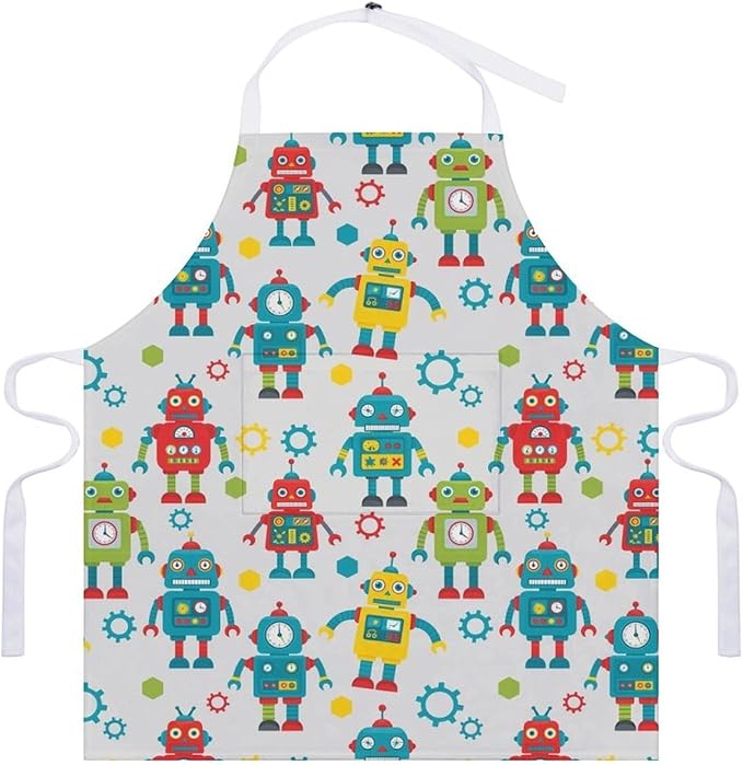 Chef Bib Apron for Restaurant, Anti-Stain with Pocket Adjustable, Cooking Dishwashing Lab Use