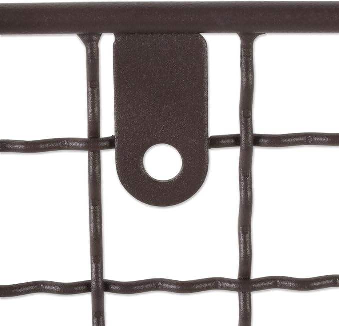 DII Rustic Farmhouse Bathroom Décor, Metal Storage, Large Towel Bar, Rustic