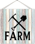 Nostalgic Wood Sign Plaque Farm Life Wood Home Sign Welcome Plaque Rural Home Wall Hanging Decor For Garden Yard 6x12 Inch Wooden Hanging Rustic Wall Art Decor For Front Door Porch Yard