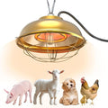 300W Heat Lamp for Chicken Coop - Waterproof Chicken Coop Heater for Indoor & Outdoor Used - Suitable for Chicken, Duck, Rabbit and Pet