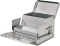 PawHut 30 lbs Capacity Automatic Chicken Poultry Feeder with a Galvanized Steel and Aluminium Build, Weatherproof Design
