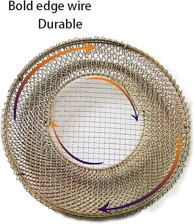JIYUJIAHUA Egg Basket, Collapsible Mini Storage - Can Easily Load Eggs for Carrying and Collecting Eggs, Easy Washing, and Fast-drying, Country Primitive Farmhouse Style, DANLAN-001