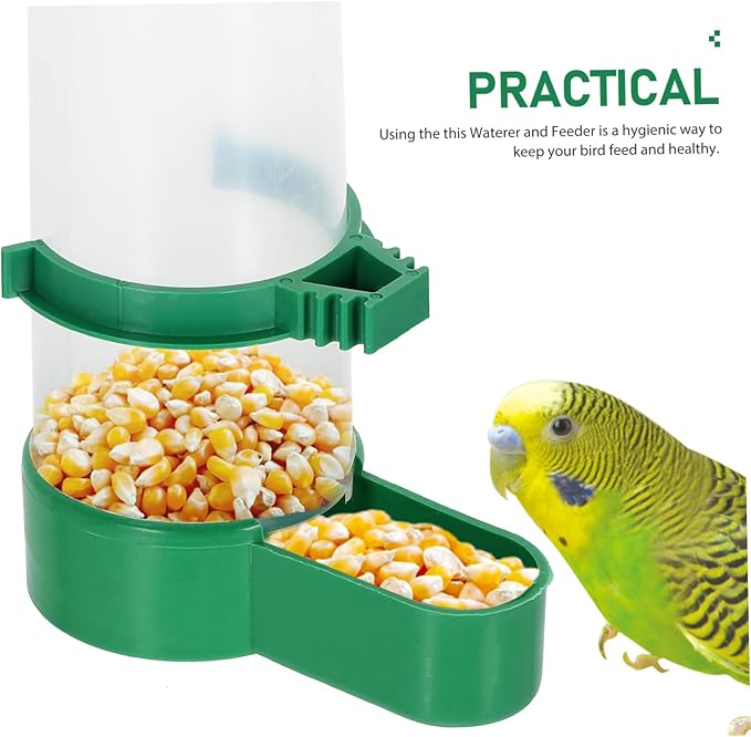 BESPORTBLE 5pcs Automatic Bird Feeding Machine Bird Feeder No Waste for Windows Chickens Poultry Random Style