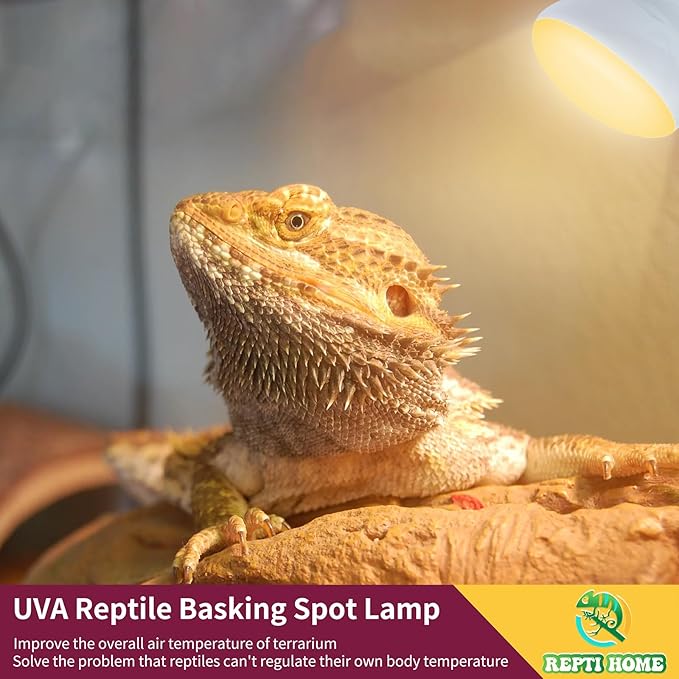 150W Reptile Heat Lamp Bulb,Basking Spot Lamp Bulb for Reptiles & Amphibians，Reptile Daylight Heat Bulb for Bearded Dragon, Lizard, Turtle