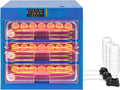 CNCEST Automatic Egg Incubator,Digital Poultry Hatcher Machine,LED Automatic Egg Turning & Temperature Control,32-210.2℉ General Purpose Incubator for Hatching Chicken Duck Quail Eggs (192 Egg)