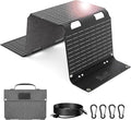 45W Solar Panels Charger with Handle 18V USB-A USB-C DC Portable Foldable Power Emergency ETFE Monocrystalline Panels IP67 Waterproof Camping Hiking
