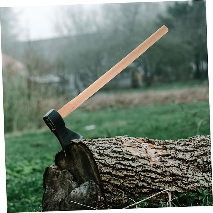 BESPORTBLE Straight Axe Handle for Gardening Tools Wooden Replacement Hoe Handle for Farm and Garden Hand Tools Sturdy Hardwood Comfortable Grip