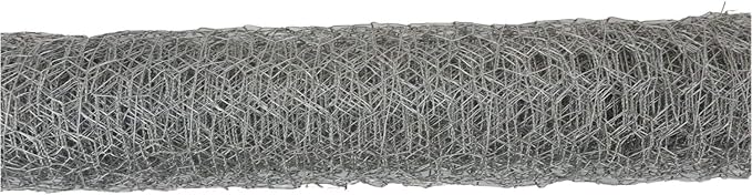 YARDGARD 308408B Mesh Poultry Netting, 6 Foot x 25 Foot, Galvanized