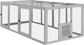 Aivituvin Chicken Coop Run Extension Rabbit Enclosure Outdoor Duck Playpen 20.73 ft²