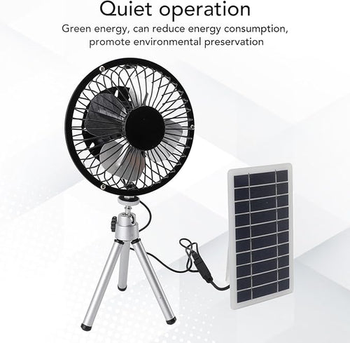 10W Solar Fan,Solar Powered Fans with Stand for Pet House Chicken Coop RV Greenhouse