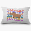 Funny Capybara Pillow Covers 12x20, Capybara Lover Gifts, Funny Animal Hydrochoerus Decorative Lumbar Pillow Covers for Home Bedroom Living Room