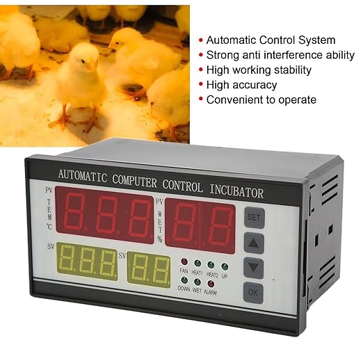 Egg Incubator Controller Thermostat Hygrostat Automatic Computer Control Incubator Temperature Humidity Sensor