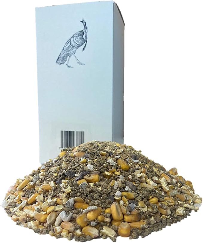 Wild Turkey Scratch Feed Supplement - All Natural Vitamin Fortified w/Oyster Shell Calcium - Game Bird Attractant (18 Pounds)