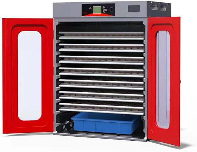 1000 Eggs Incubator Cabinet with Automatic Turning&Digital Temperature Control, Large Commercial Poultry Hatcher Cabinet for Chicken, Duck, Goose, Quail Eggs