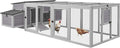 Chicken Coop Large Wooden Chicken House for Outdoor 103" Poultry Cage with Nesting Box, 4-6 Chickens