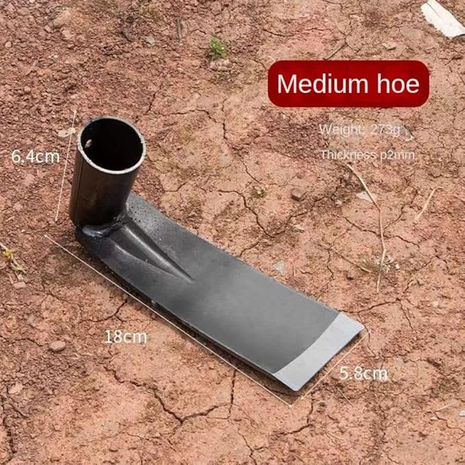 All-Steel Hardened Hollow Garden Hoe,Sharp Garden Weeding Tools,Portable Household Vegetable Garden Shovel,Ergonomic Weeding Tool,Hand Plow Hoes for Backyard Lawn Yard & Farm (Style 4)